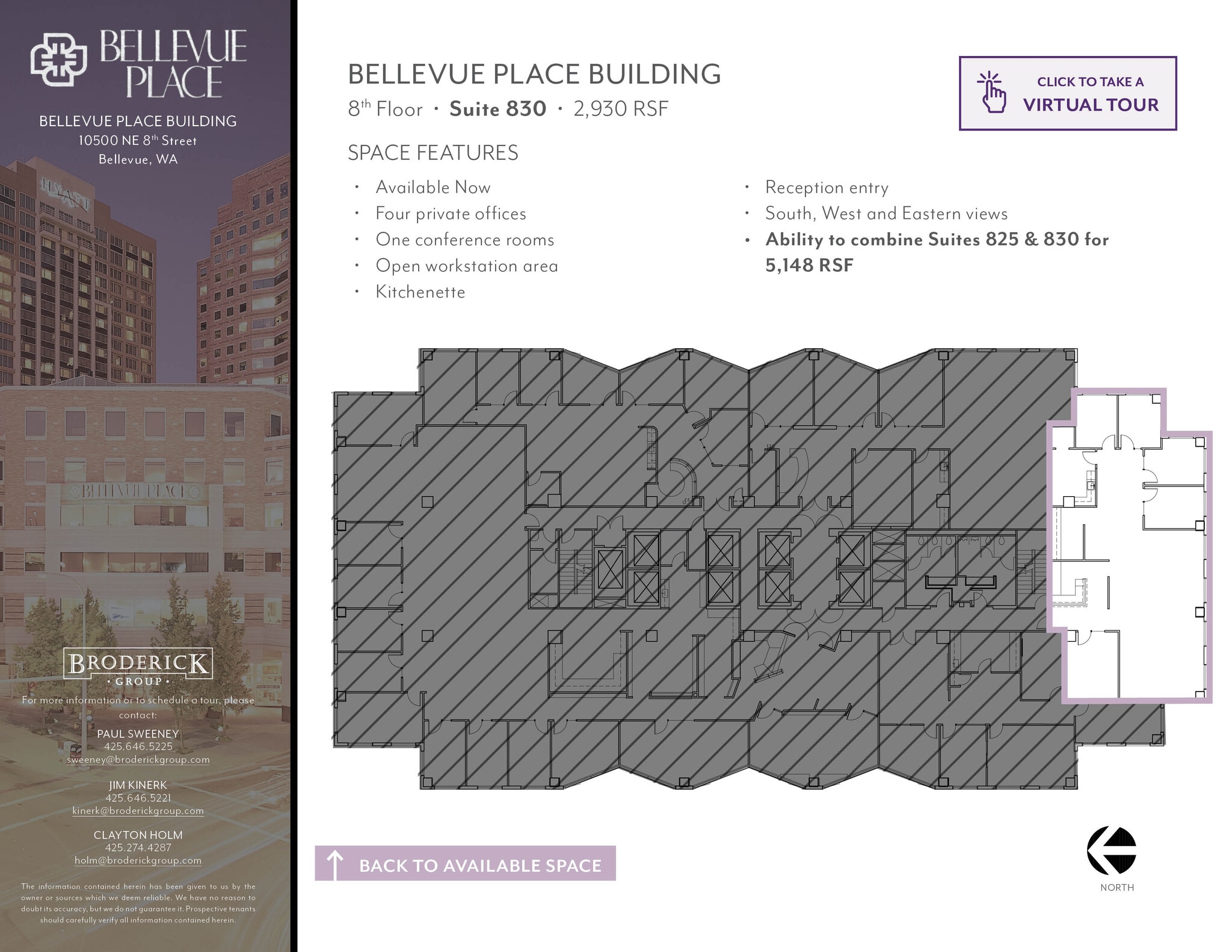 10500 NE 8th St, Bellevue, WA for lease Floor Plan- Image 1 of 1