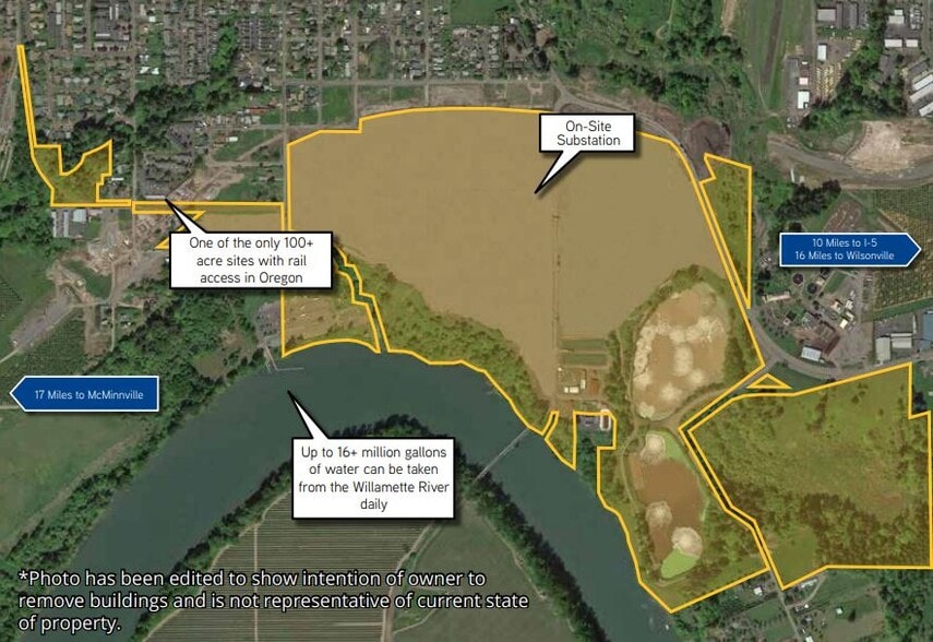 1301 Wynooski Rd, Newberg, OR for sale - Aerial - Image 2 of 3