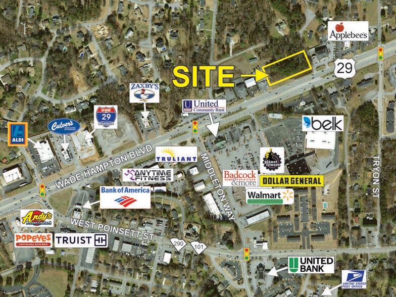 1864 W Wade Hampton Blvd, Greer, SC for sale - Building Photo - Image 1 of 2