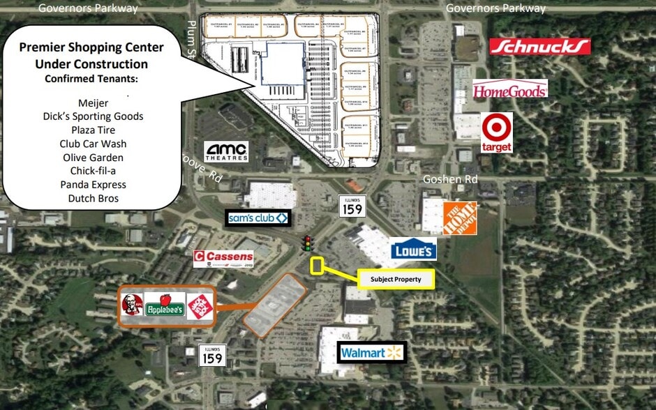 3022 S State Route 159, Glen Carbon, IL for lease - Aerial - Image 2 of 3