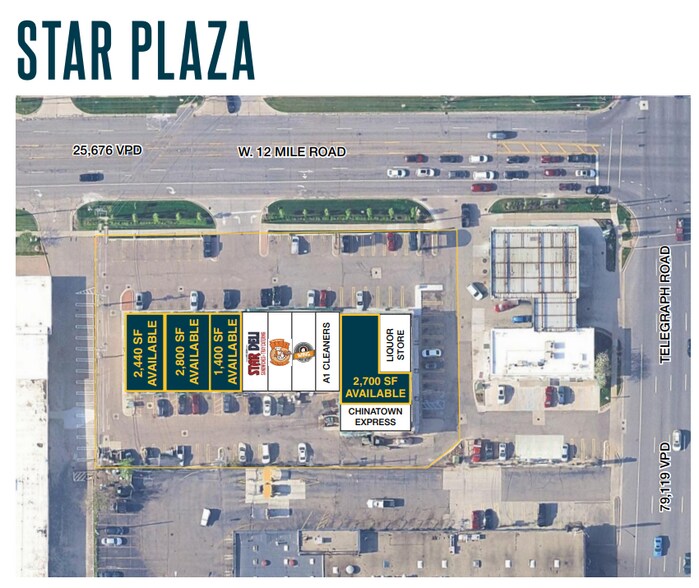 24529-24555 W 12 Mile Rd, Southfield, MI for lease - Floor Plan - Image 2 of 2