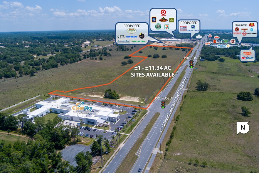 0 W Norvell Bryant Hwy, Lecanto, FL for lease - Aerial - Image 1 of 5