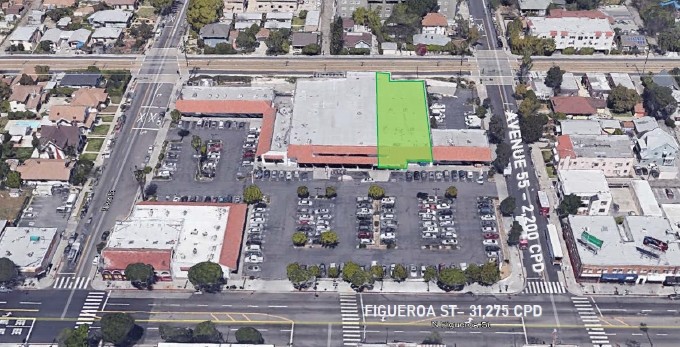 5461-5485 N Figueroa St, Los Angeles, CA for lease Aerial- Image 1 of 2