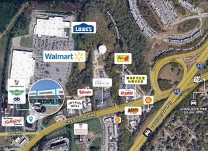 7050-7088 Charlotte Pike, Nashville, TN - AERIAL map view - Image1