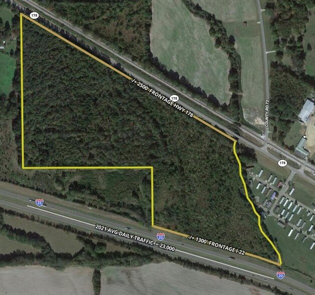 0 HWY 178 65 acres, New Albany, MS for sale - Building Photo - Image 1 of 8