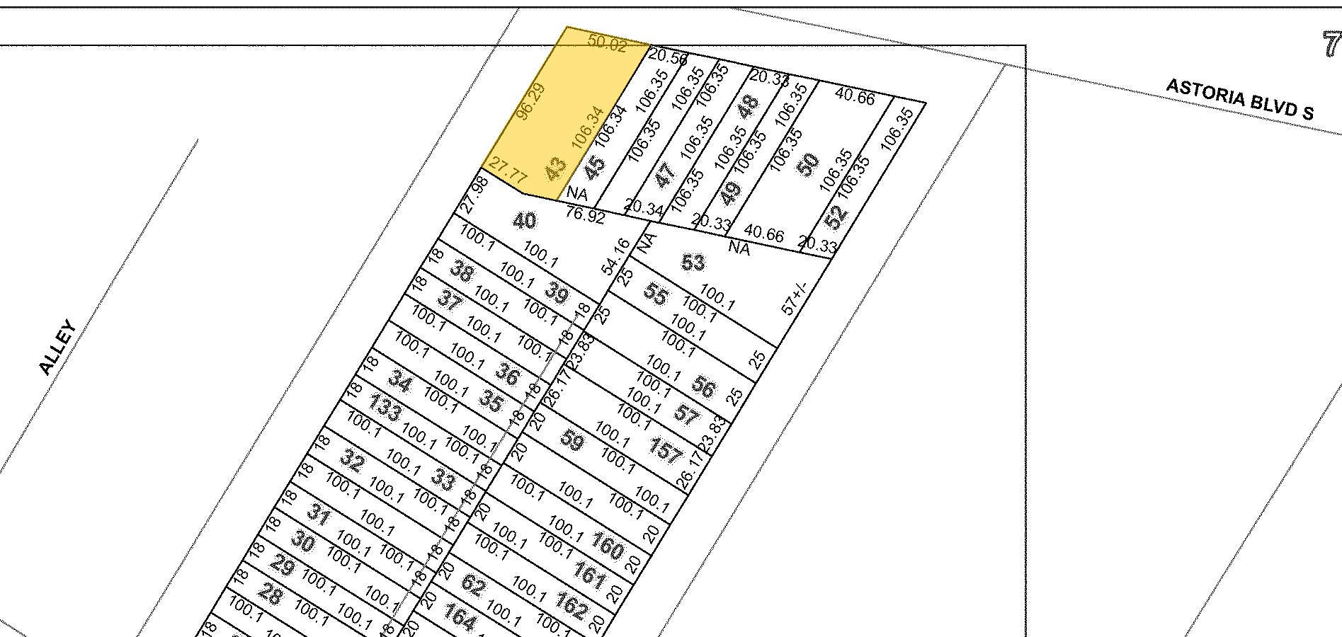 37-02 Astoria Blvd, Astoria, NY for sale Plat Map- Image 1 of 1