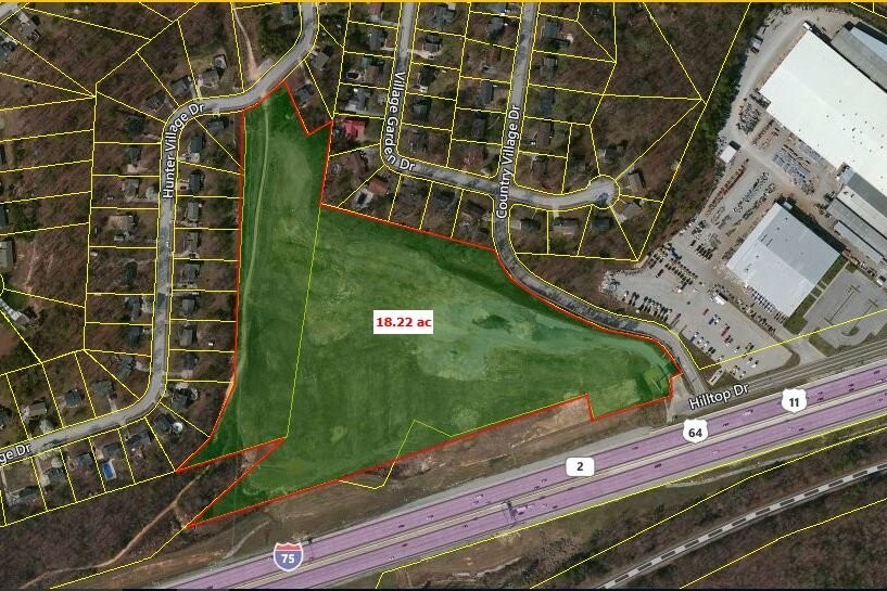 8489 Hilltop Dr, Ooltewah, TN 37363 M1 Development Site, 18 AC off I75