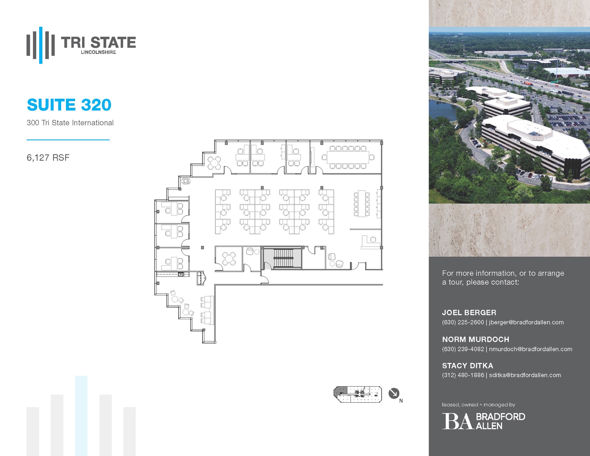 300 Tri State International, Lincolnshire, IL for lease Floor Plan- Image 1 of 1
