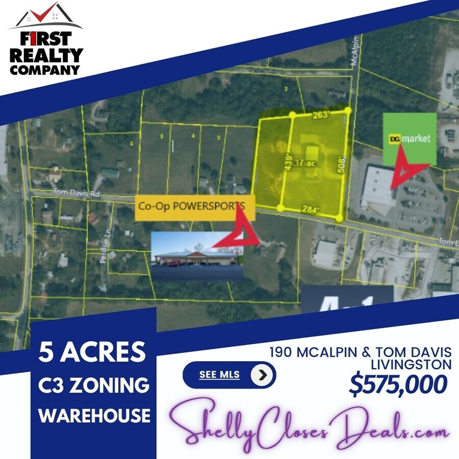 Tom Davis Rd, Livingston, TN 38570 Tom Davis Rd and 190 McAlpin