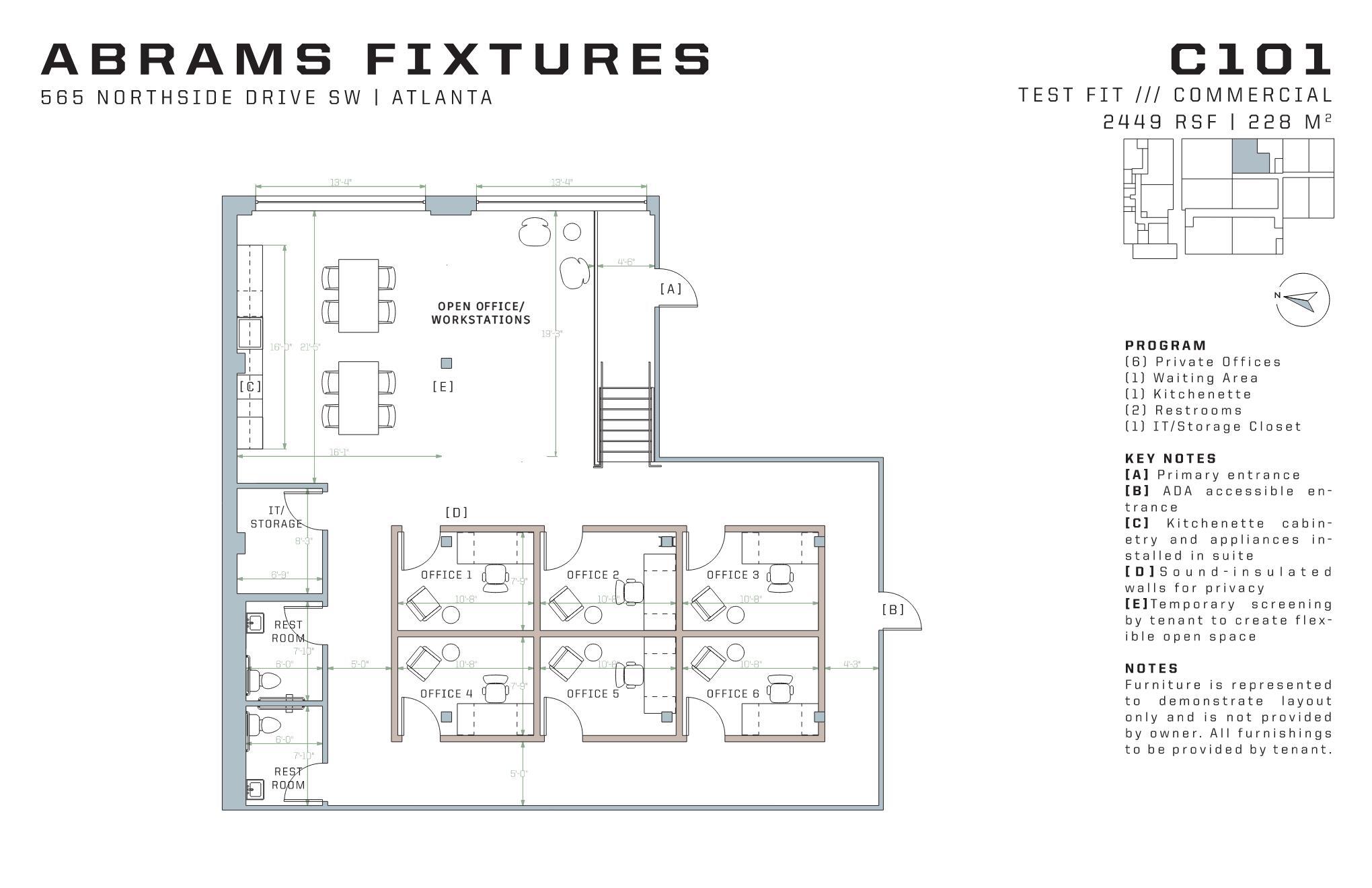 565 Northside Dr, Atlanta, GA for lease Floor Plan- Image 1 of 1