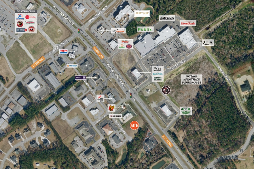 335 Dolphin Dr, Jacksonville, NC for lease - Aerial - Image 2 of 2