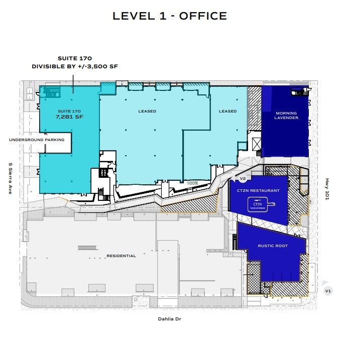 329 S Highway 101, Solana Beach, CA for lease Floor Plan- Image 1 of 1