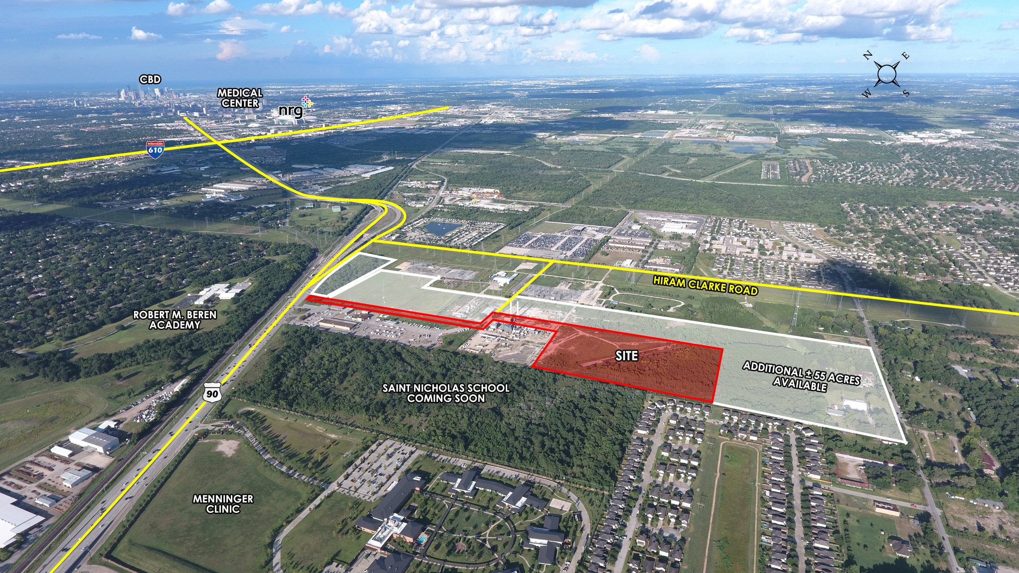 12100 Hiram Clarke Rd, Houston, TX for sale Aerial- Image 1 of 1