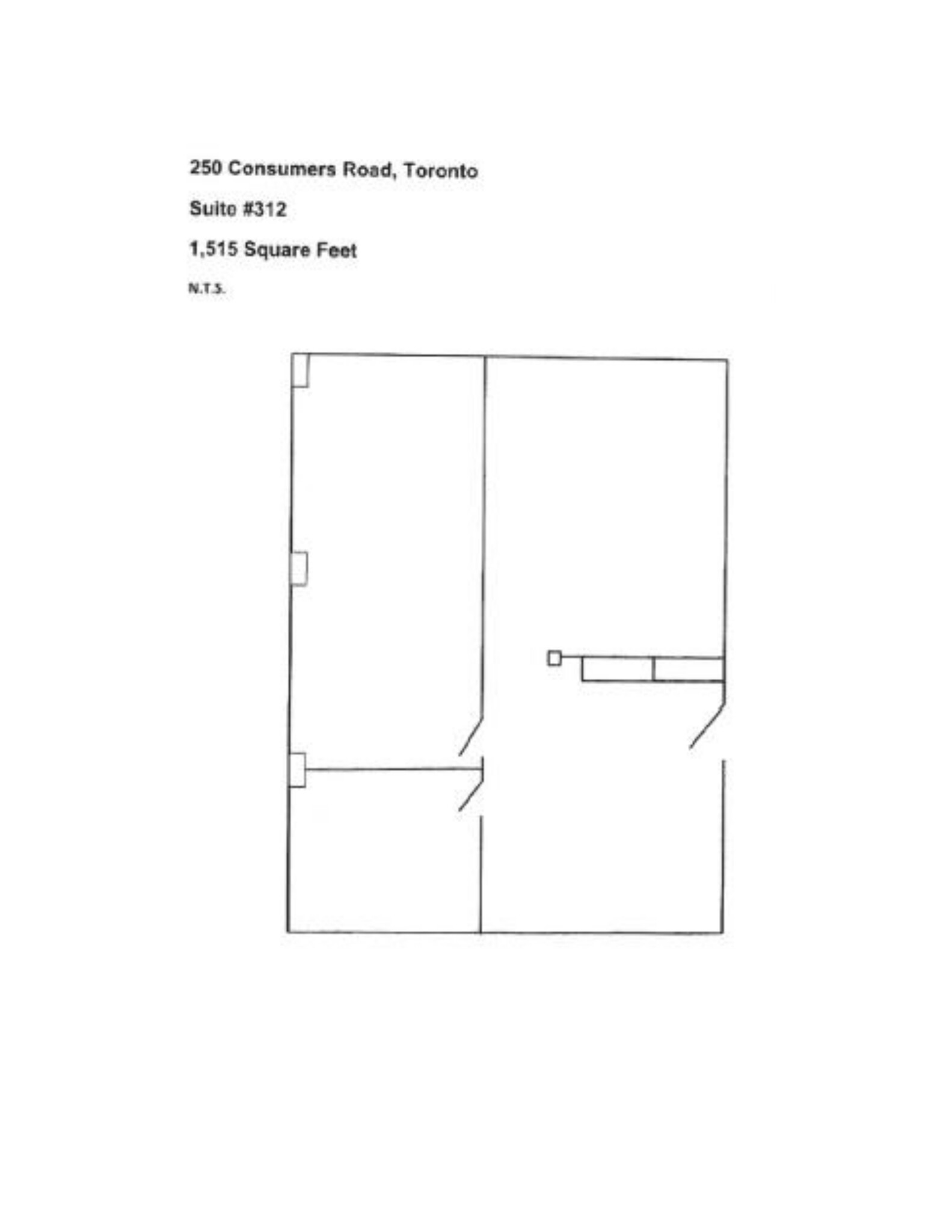 250 Consumers Rd, Toronto, ON for lease Site Plan- Image 1 of 1