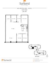 1800 Preston Park Blvd, Plano, TX for lease Floor Plan- Image 1 of 2