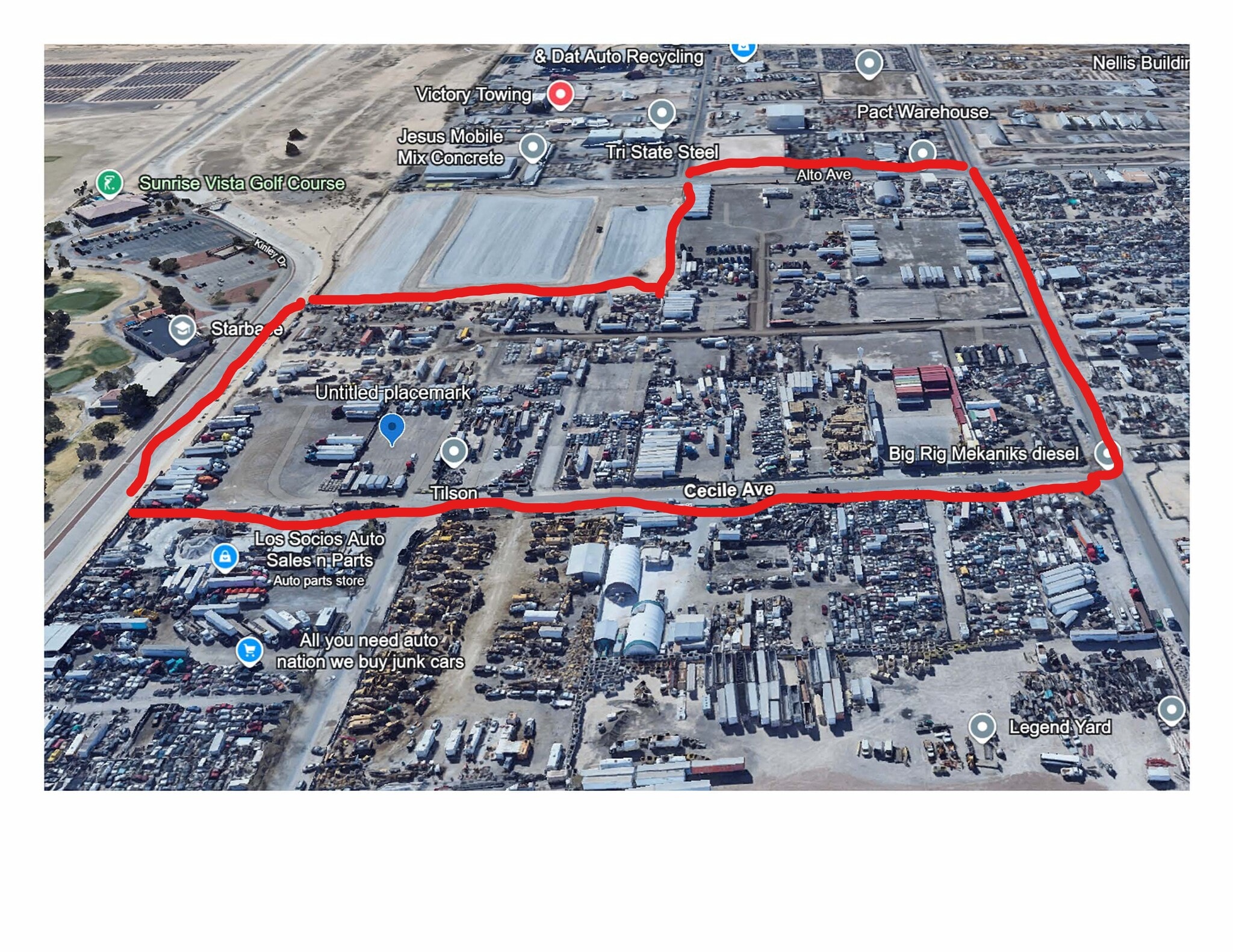 5445 Cecile Ave, Las Vegas, NV for lease Site Plan- Image 1 of 6