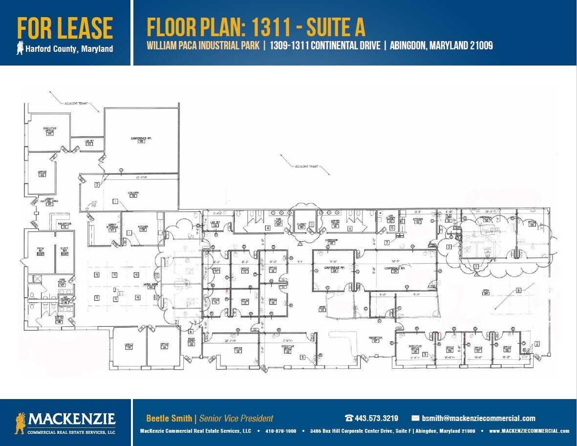 1301 Continental Dr, Abingdon, MD for lease Floor Plan- Image 1 of 1