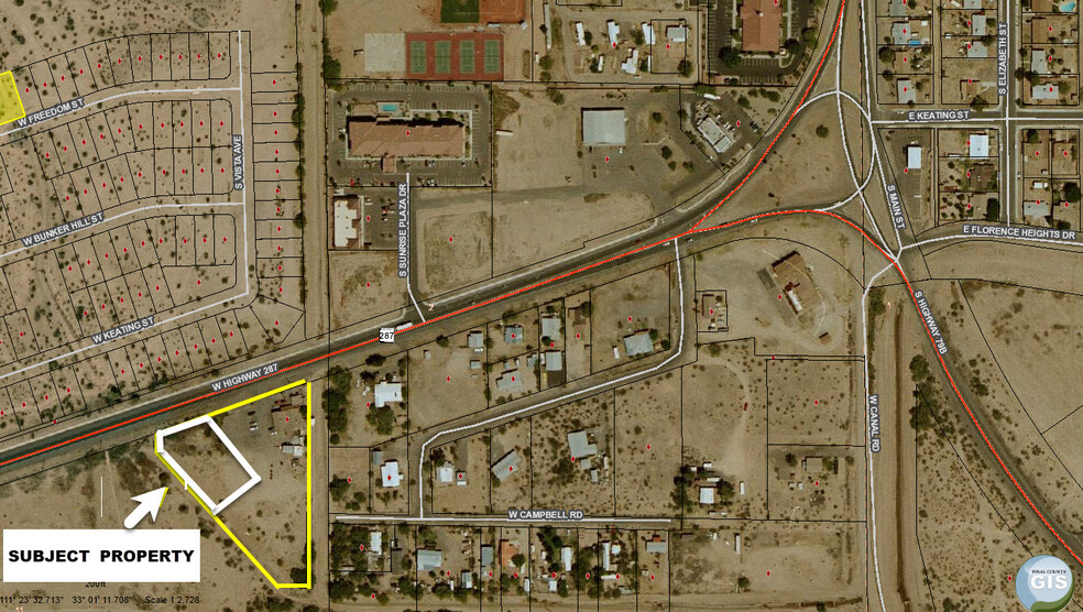 455 AZ-287 Hwy, Florence, AZ for sale - Aerial - Image 2 of 2