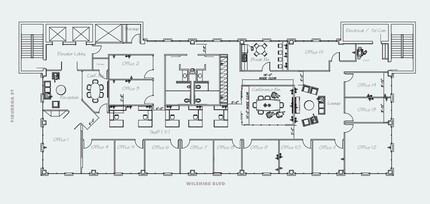 835 Wilshire Blvd, Los Angeles, CA for lease Floor Plan- Image 1 of 1