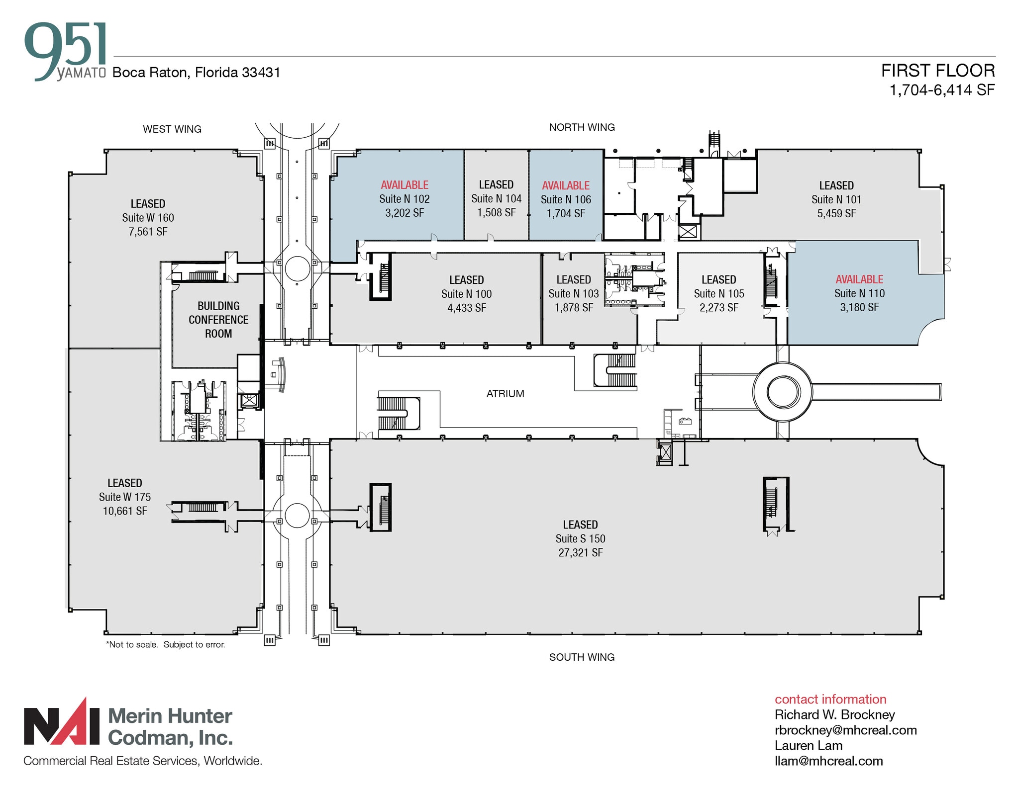 951 Yamato Rd, Boca Raton, FL for lease Floor Plan- Image 1 of 3