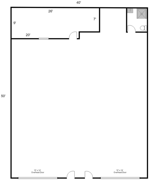 2321 N Masch Branch Rd, Denton, TX for lease - Floor Plan - Image 2 of 23