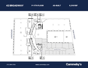 42 Broadway, New York, NY for lease Floor Plan- Image 1 of 1