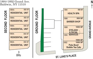 More details for 1884-1892 Grand Ave, Baldwin, NY - Multifamily for Sale