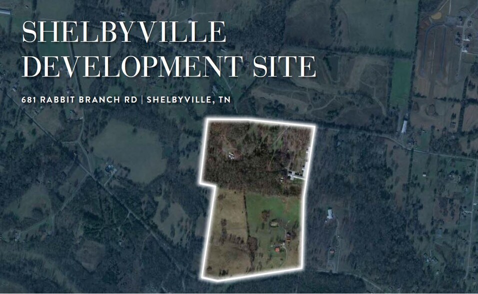 681 Rabbit Branch Rd, Shelbyville, TN for sale - Aerial - Image 1 of 1