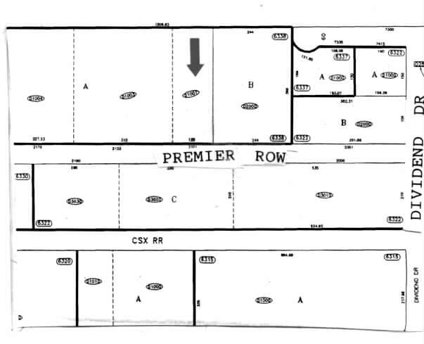 2101 Premier Row, Orlando, FL for sale - Plat Map - Image 3 of 4