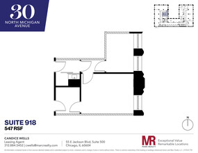 30 N Michigan Ave, Chicago, IL for lease Floor Plan- Image 1 of 1