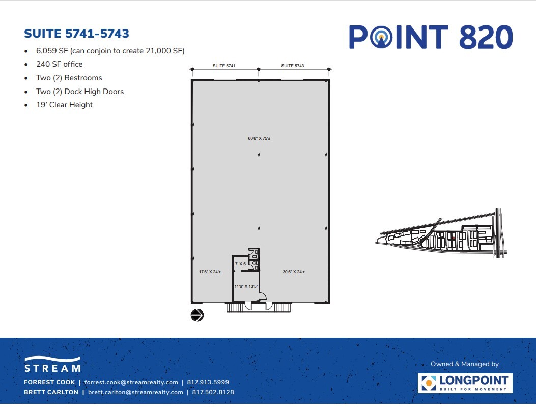 5721 E Rosedale St, Fort Worth, TX for lease Floor Plan- Image 1 of 1