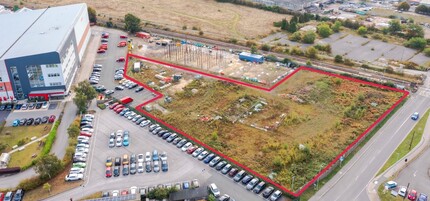 Station Rd, North Hykeham, LIN - aerial  map view