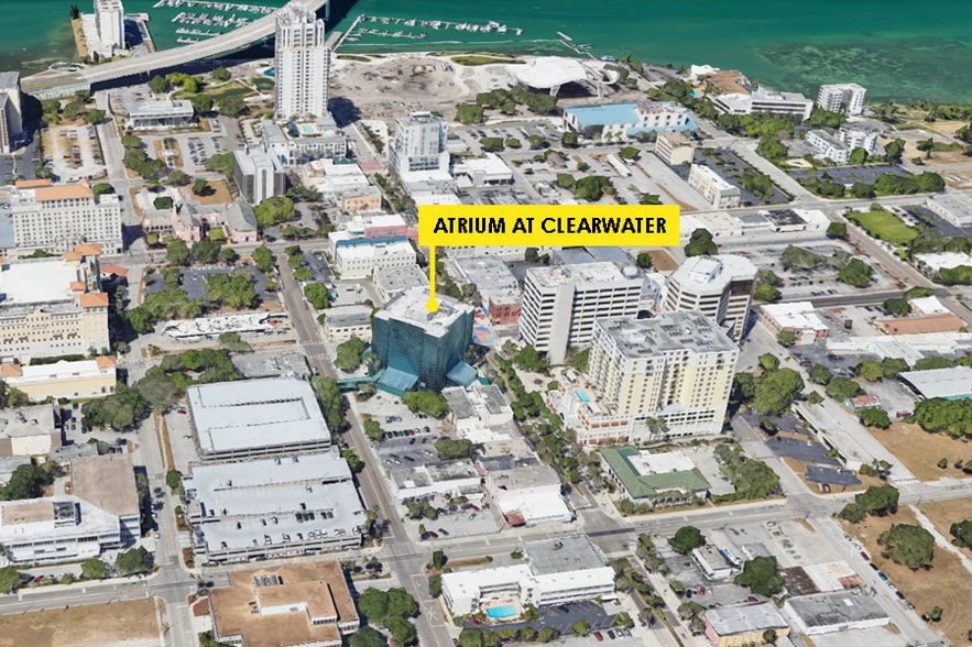 601 Cleveland St, Clearwater, FL for lease - Aerial - Image 3 of 15