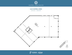 2240 Campbell Creek Blvd, Richardson, TX for lease Floor Plan- Image 2 of 2