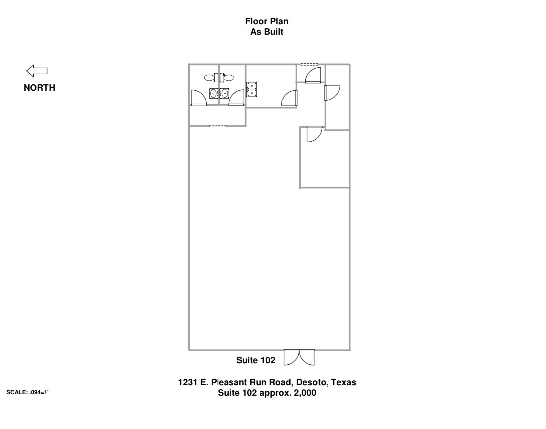 1229-1231 E Pleasant Run Rd, DeSoto, TX for lease Building Photo- Image 1 of 1
