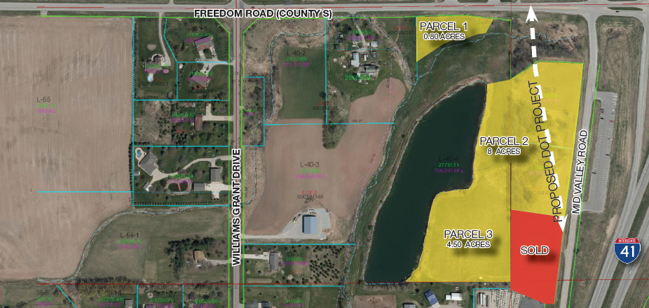 Freedom Road (County S), De Pere, WI for sale - Plat Map - Image 3 of 4