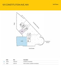 101 Constitution Ave NW, Washington, DC for lease Floor Plan- Image 1 of 1