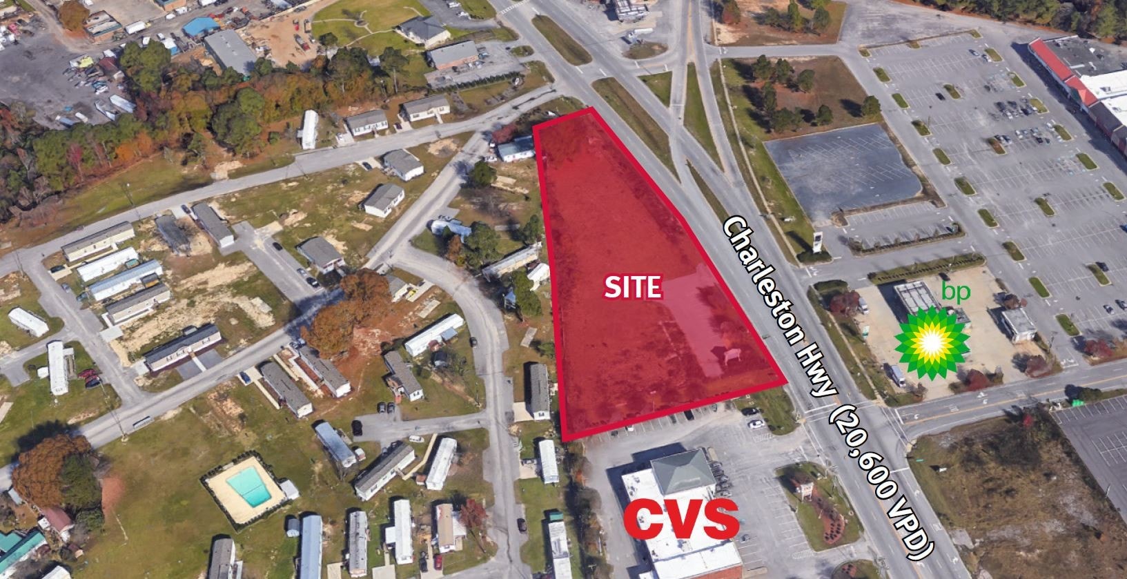 2312 Charleston Hwy, Cayce, SC for sale Aerial- Image 1 of 1