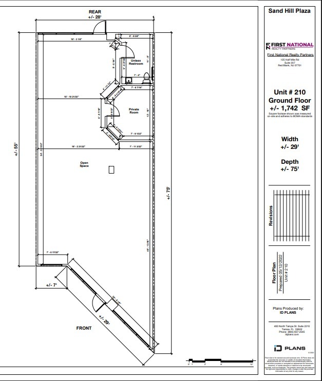 228 S Main St, Newtown, CT for lease Floor Plan- Image 1 of 4