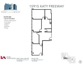 15915 Katy Fwy, Houston, TX for lease Floor Plan- Image 1 of 1