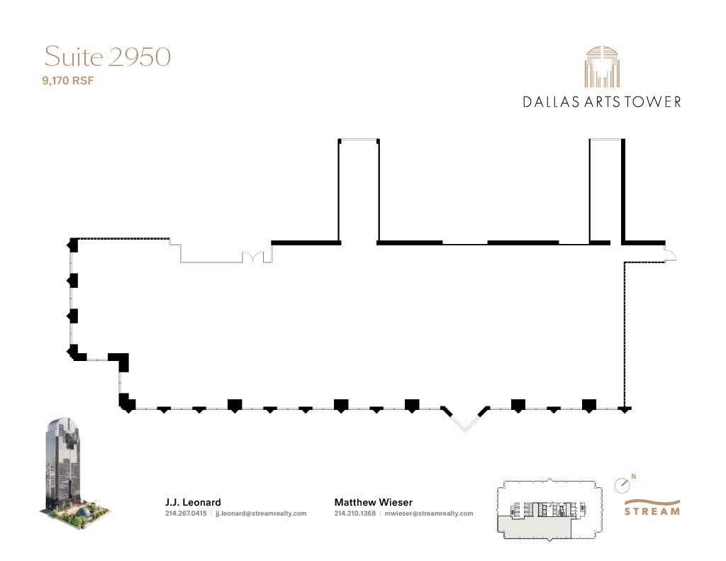 2200 Ross Ave, Dallas, TX for lease Floor Plan- Image 1 of 1