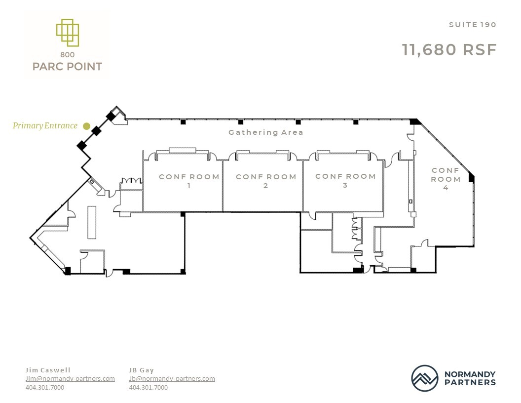 800 Parc Pt, Alpharetta, GA for lease Floor Plan- Image 1 of 6