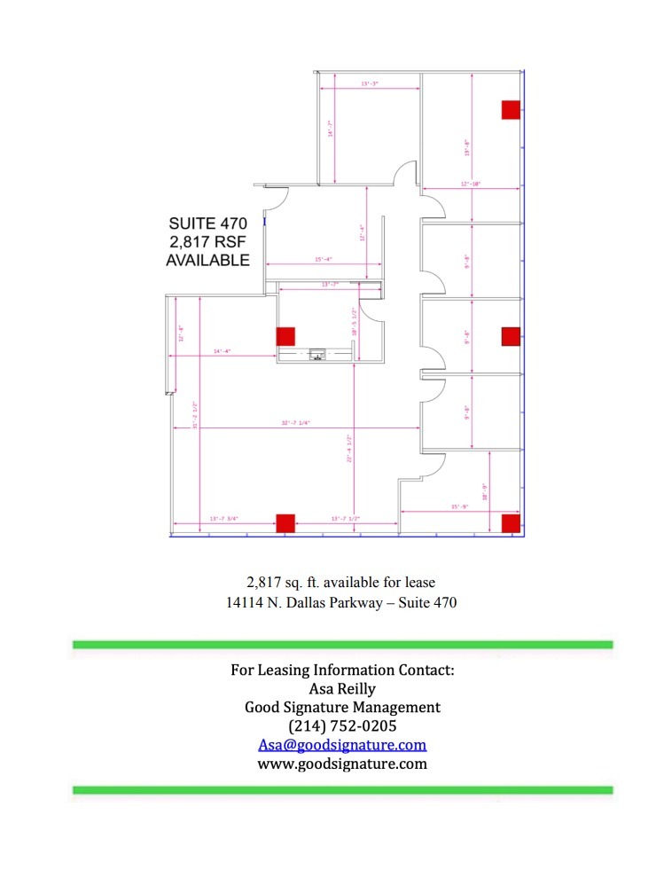 14110 N Dallas Pky, Dallas, TX for lease Floor Plan- Image 1 of 1