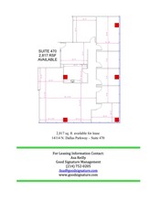 14110 N Dallas Pky, Dallas, TX for lease Floor Plan- Image 1 of 1