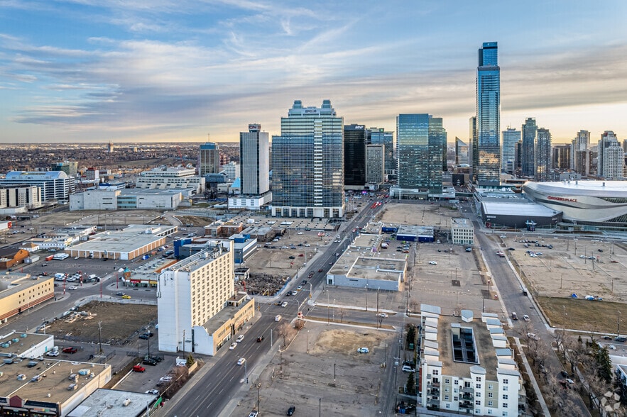 10609 101st St NW, Edmonton, AB for lease - Aerial - Image 3 of 3