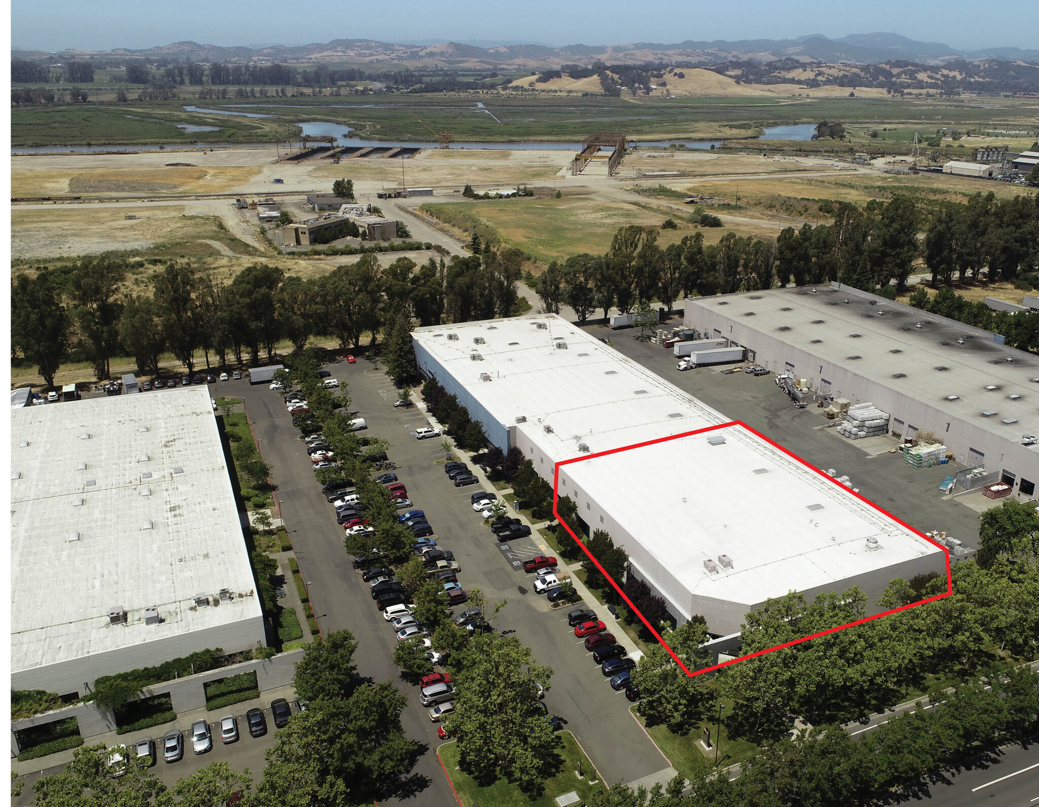 2557 Napa Valley Corporate Dr, Napa, CA for lease Aerial- Image 1 of 7