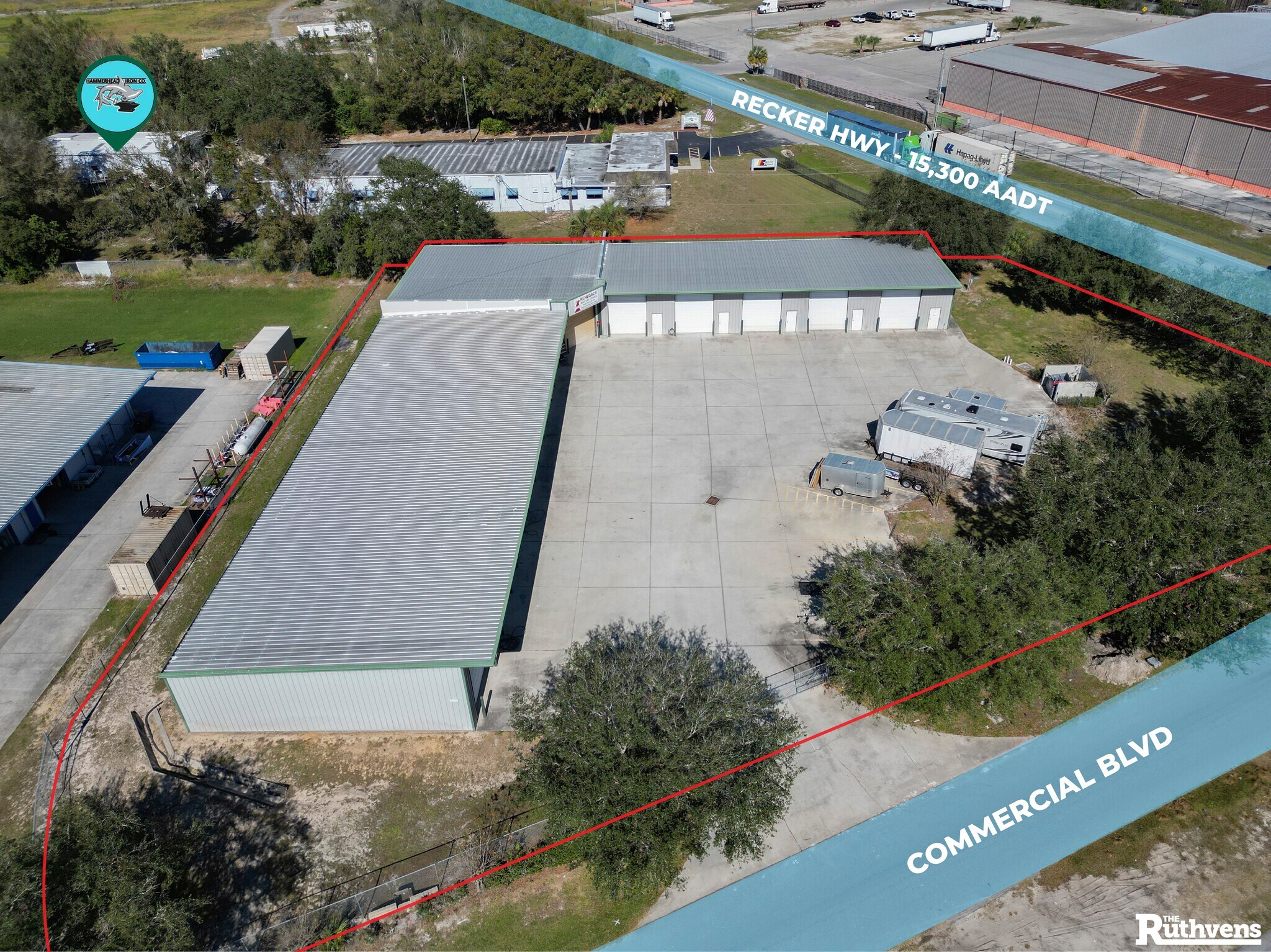 5450 Commercial Blvd, Auburndale, FL 33823 Small Bay Warehouse on