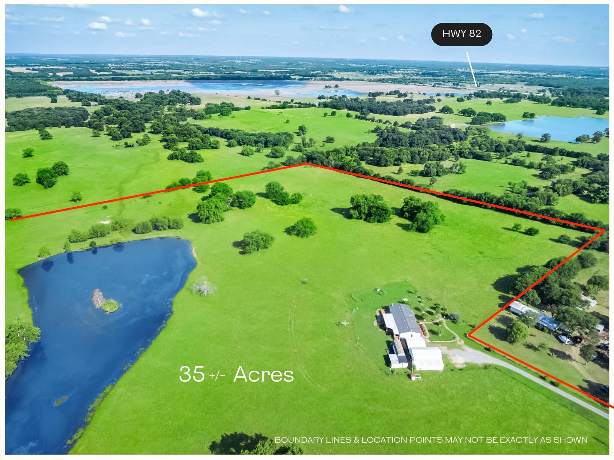 870 County Road 2610, Bonham, TX for sale Aerial- Image 1 of 1
