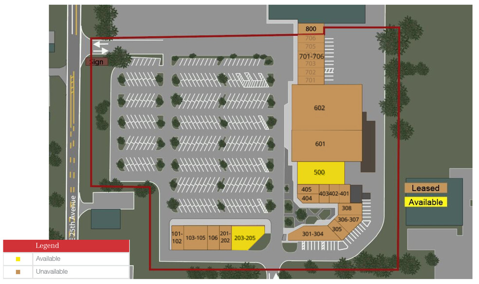 1601 NE 25TH Ave, Ocala, FL for lease - Site Plan - Image 2 of 4