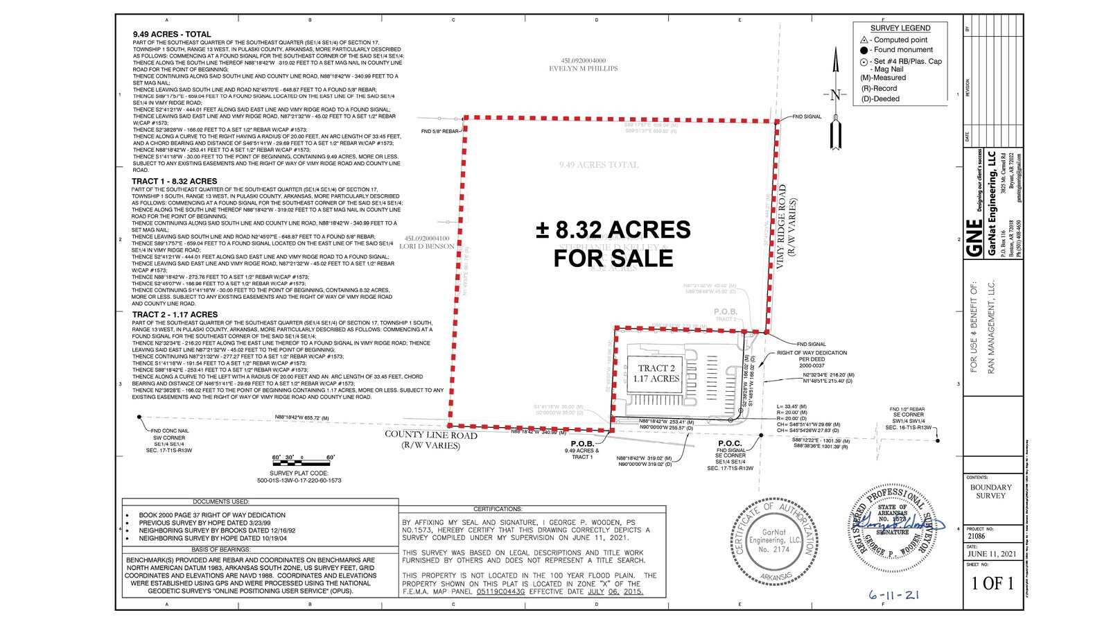 13624 Vimy Ridge Rd, Alexander, AR 72002 Land for Sale